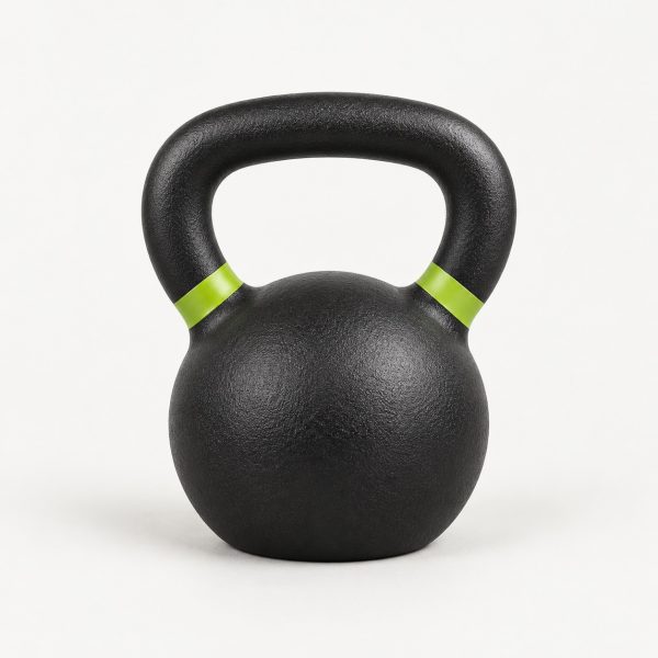 Black training kettlebell