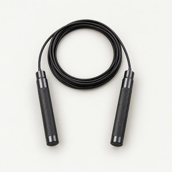 Black speed skipping rope